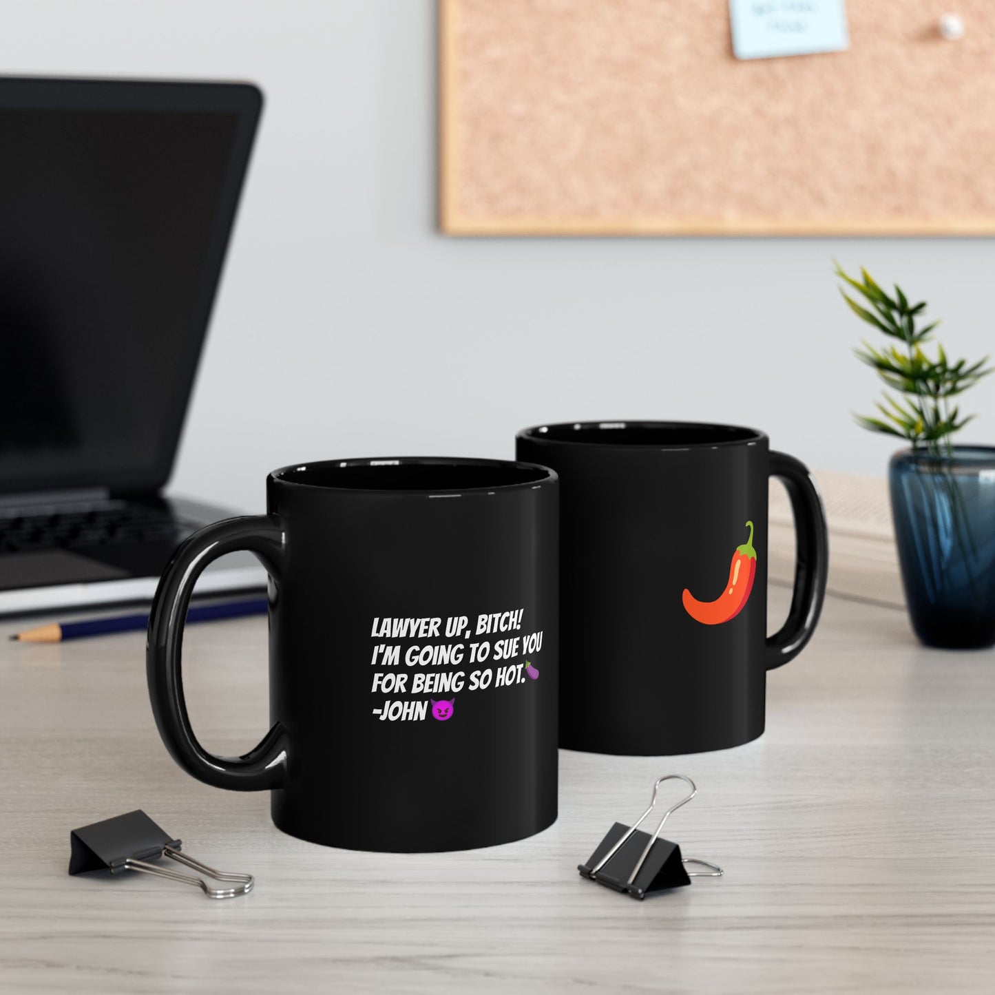 The Lawyer Up Mug (Black)